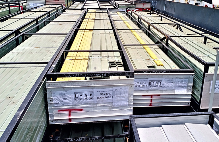 Verifying the hold cleanliness and readiness for various types of breakbulk cargo.